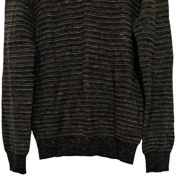 Club Monaco Italian Yarn Textured Crewneck Sweater Mens Size S Silk Alpaca Wool - Picture 8 of 13